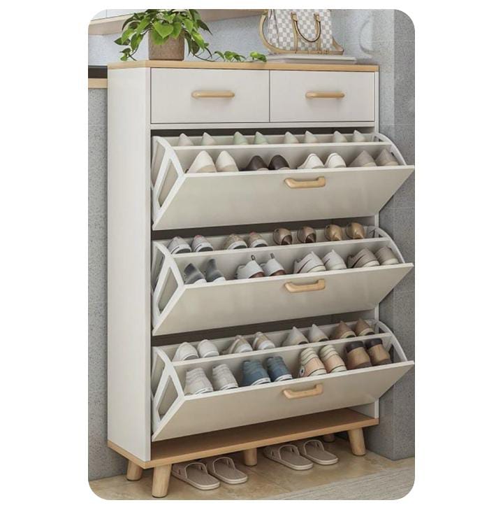 Shoe rack and home decor design