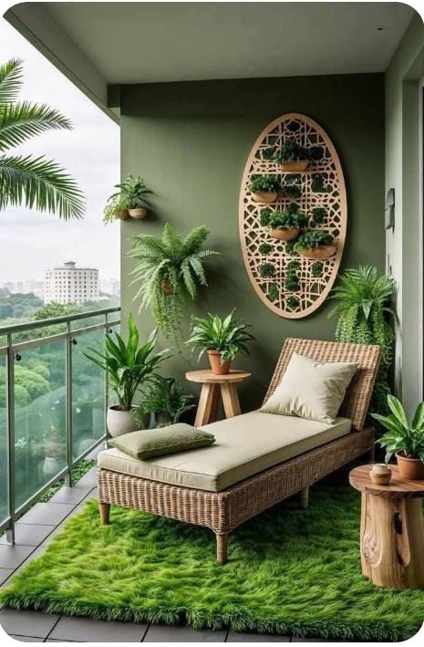 Balcony design and outdoor space