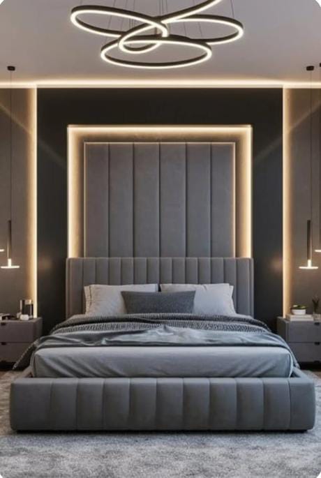 Bed headwall feature design