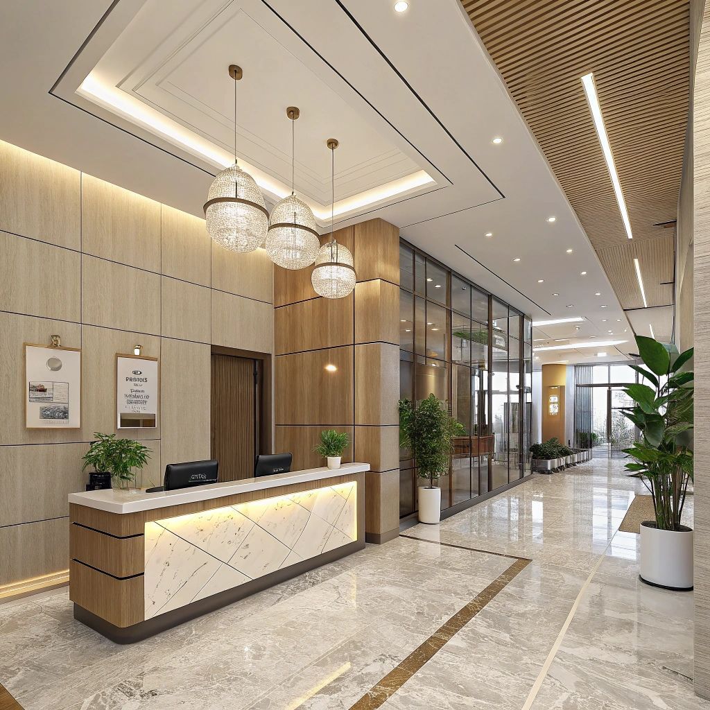 Hotel lobby design