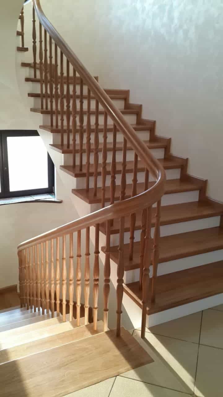 Wooden staircase