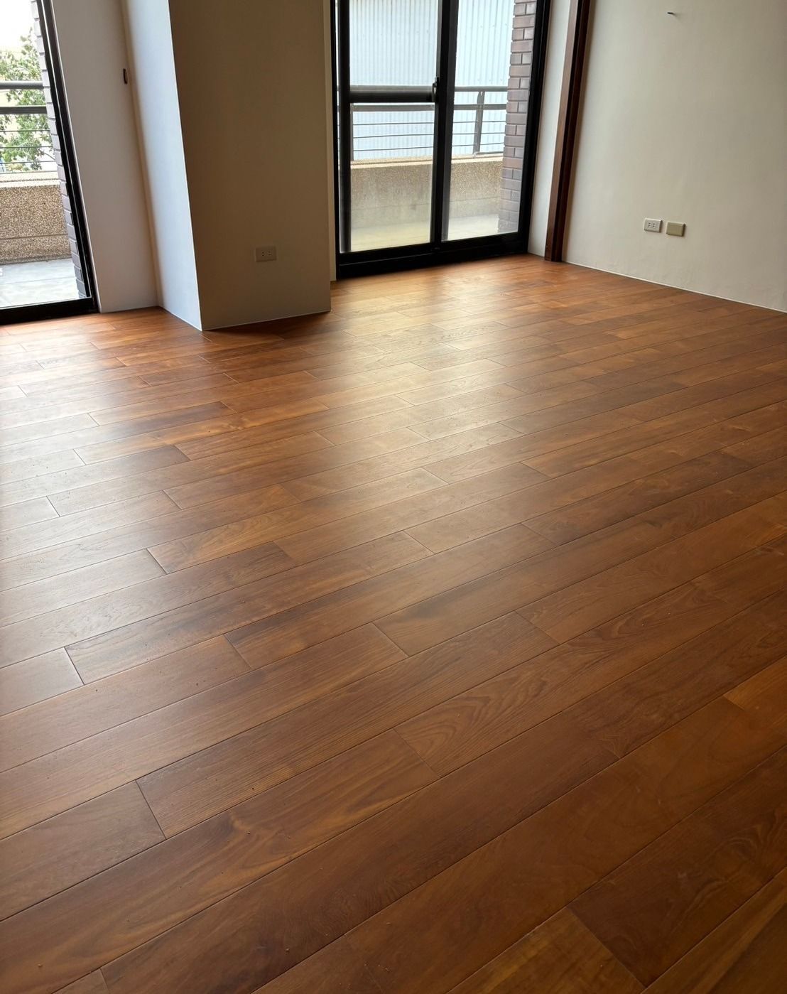 Wooden floor works