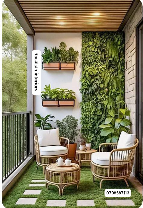 Chilling area and custom decor design Kenya